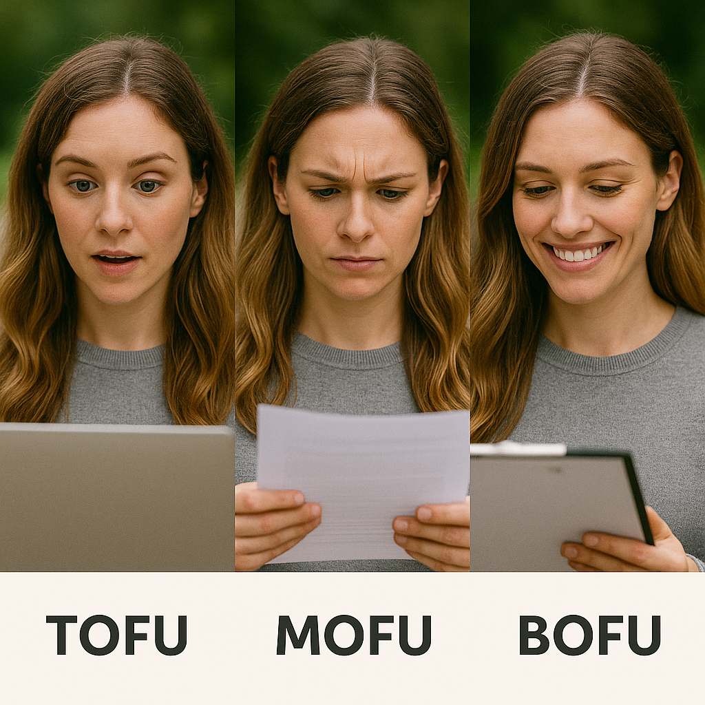 The TOFU-MOFU-BOFU method: structuring a funnel that converts